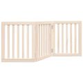 vidaXL Skladacia brána pre psa, 3 panely, 150 cm, topoľové drevo
