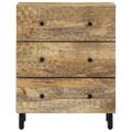 vidaXL Bočné skrinky 2 ks 60x33x75 cm masívne mangovníkové drevo