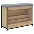 vidaXL Lavička na topánky s vyklápacou zásuvkou dub sonoma 82x32x56 cm