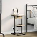 vidaXL Nočný stolík Sonoma dub 41,5 x 26 x 60,5 cm Kompozitné drevo
