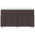 vidaXL Boxspring posteľ s matracom tmavohnedá 120x190 cm látka