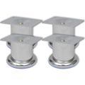 vidaXL Okrúhle nohy na pohovku 8 ks 60 mm chrómové