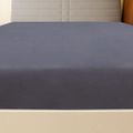 vidaXL Priliehavé prestieradlo Jersey antracitové 90x200 cm bavlna