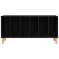 vidaXL Skrinka na gramofónové platne Čierny dub 100 x 38 x 48 cm