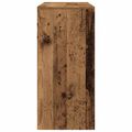 vidaXL Písací stôl staré drevo 102,5x35x75 cm kompozitné drevo