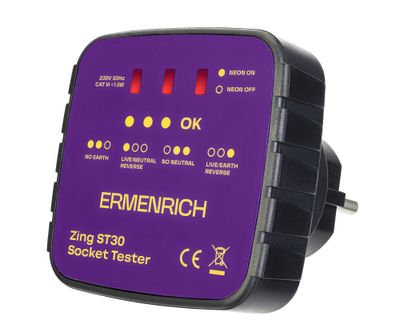 Tester zásuviek Ermenrich Zing ST30