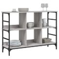vidaXL Komoda sivá sonoma 102x32x73,5 cm kompozitné drevo
