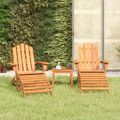 vidaXL 3-dielna záhradná sedacia súprava Adirondack akáciový masív