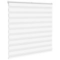 vidaXL Zebra roleta biela 140x100 cm šírka látky 135,9cm polyester