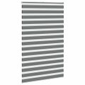 vidaXL Zebrová roleta tmavosivá 150x230 cm šírka látky 145,9 cm polyester
