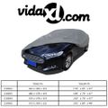 vidaXL Plachta na auto, netkaná látka, veľkosť XL
