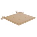 vidaXL Batavia stoličky s podložkami 8 ks tíkový masív