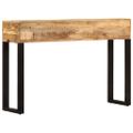 vidaXL Konzolový stolík 110x30x76 cm masívne mangovníkové drevo