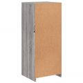 vidaXL Komoda s LED svetlami sivá sonoma 41x37x100 cm