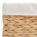 vidaXL Úložné košíky 3 ks Vodný hyacint 40 x 30 x 18 cm Prírodná