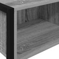 vidaXL Koncový stôl Sivý Sonoma 100 x 36 x 75 cm Kompozitné drevo