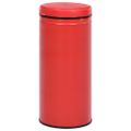vidaXL Automatický odpadkový kôš, senzor 80 l, uhlíková oceľ, červený