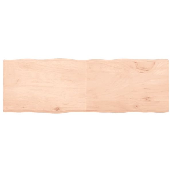 vidaXL Stolová doska 180x60x(2-4) cm neošetrený masív živé hrany