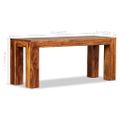 vidaXL Lavička z masívneho akáciaového dreva, 110x35x45 cm