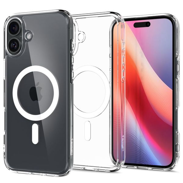 Puzdro Spigen Ultra Hybrid Mag Magsafe pre iPhone 16 6,1" biela
