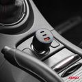 Nabíjačka do auta 2x USB C port + USB A port 12/24V 100W AMIO-04371