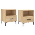 vidaXL Nočné stolíky 2 ks dub sonoma 40x35x47,5 cm kompozitné drevo