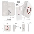 GoSmart Domový bezdrôtový zvonček P5735WS do zásuvky s WiFi