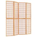 vidaXL Skladací paraván so 4 panelmi japonský štýl 160x170 cm