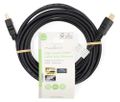 NEDIS High Speed HDMI 2.0 kabel s ethernetem/ 4K@60Hz/ zlacené konektory HDMI-HDMI/ černý/ bulk/ 5m Kabel, prodlužovací, HDMI (M) na HDMI (M), High Speed 2.0, s ethernetem, 4K@60Hz, 3D, Deep Color, cerný, 5m