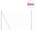 vidaXL Zvarené drôtené pletivo s betónovým základom 25 x 1,6 m