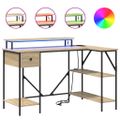 vidaXL Stôl Sonoma dub 120 x 79 x 86,5 cm Kompozitné drevo