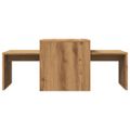 vidaXL Konferenčný stolík dub artisan 100x48x40 cm kompozitné drevo