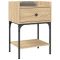vidaXL Nočné stolíky 2 ks dub sonoma 40,5x31x60 kompozitné drevo