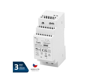 Zdroj spínaný na DIN lištu 24 V / 30 W GETI GPS2430