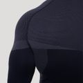 Bezšvové tričko s dlhým rukávom OG1 Black/Grey - GymBeam, veľkosť L