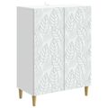 vidaXL Servírovacia skriňa Biela 66 x 34,5 x 90 cm Kompozitné drevo