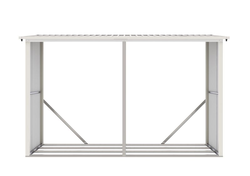 Prístrešok na drevo G21 WOH 682 - 302 x 119 cm, šedý