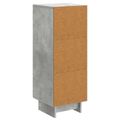 vidaXL Servírovacia skriňa Betónovo sivá 33 x 34,5 x 90 cm