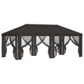 vidaXL Kryt altánku s bočnými stenami Antracitová 600,5 x 300,5 cm