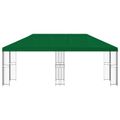 vidaXL Záhradný altánok 6 x 3 m Zelená Polyester a oceľ 190 gsm