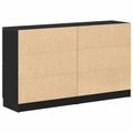 vidaXL Servírovacia skriňa 2 ks Čierny dub 60 x 30 x 70 cm