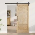 vidaXL Posuvné dvere ORKDAL 86 x 211 cm Borovicový masív