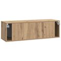 vidaXL Nástenná TV skrinka 98 x 31 x 30 cm Dub artisan