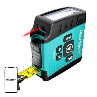 Laserový diaľkomer Mileseey DT20 s meracou páskou s dosahom 40 metrov