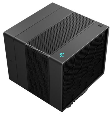 DEEPCOOL chladič CPU Assassin IV / dual tower / 120mm + 140mm fan / 7x tepelné trubice / Intel i AMD Chladič, pre CPU, pre Intel i AMD, socket 2066, 2011-v3, 2011,1700,1200,1151,1150,1155, AM5, AM4, 140+120mm ventilátor, 7 heatpipe