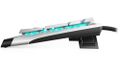 DELL klávesnice Alienware Low-profile RGB Mechanical Gaming Keyboard/  AW510K/ US/ Int./ mezinárodní/ Lunar Light Klávesnice, herní, drátová, mechanická, Cherry MX Red, RGB podsvícení, US mezinárodní, USB, bílá