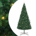 vidaXL Vianočný stromček Zelená 400 cm PVC