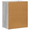 vidaXL Botník sivý dub sonoma 60x35x70 cm spracované drevo