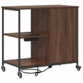 vidaXL Kabinet s nabíjacou stanicou 76 x 41 x 72 cm Kompozitné drevo