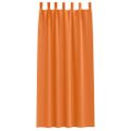vidaXL Záclony na zatemnenie s krúžkami 2 ks Jasná oranžová Polyester